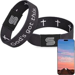 Bible Verse Bracelets Fathers Day Gift For Dad, Daily Scripture Tap Phone